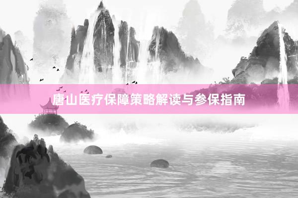 唐山医疗保障策略解读与参保指南